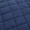 EMME Quilt Set Twin Size 2 Pieces (66x90 inches), Pre-Washed Microfiber Bedspread for All Season, Lightweight and Reversible Coverlet (Squares Pattern, Navy)